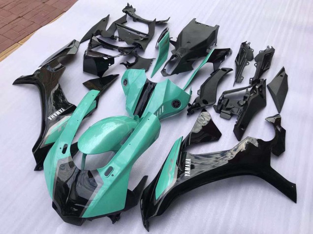 Black Blue 15-19 Yamaha YZF R1 Motorcycle Fairings
