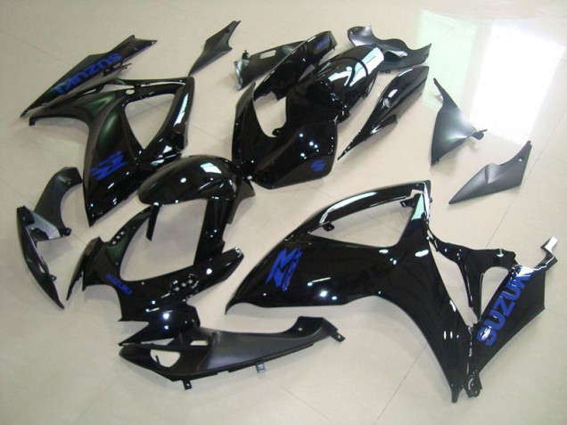 Black Blue Decal 06-07 Suzuki GSXR 750 Motorcycle Fairings