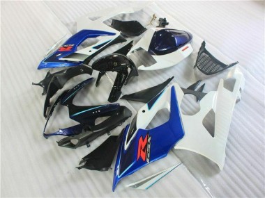 Black Blue White 05-06 Suzuki GSXR 1000 Motorcycle Fairings