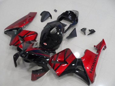 Black Candy Red 03-04 Honda CBR600RR Motorcycle Fairings