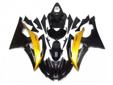 Black Gold 08-16 Yamaha YZF R6 Motorcycle Fairings