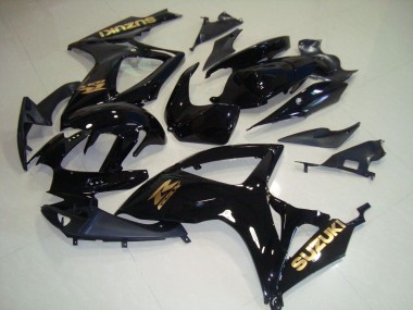 Black Gold Decal 06-07 Suzuki GSXR 750 Motorcycle Fairings