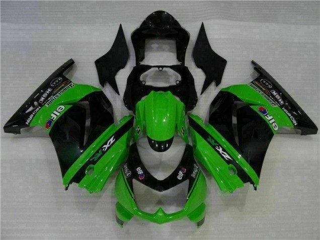 Black Green 08-12 Kawasaki EX250 Motorcycle Bodywork Black Green 08-12 Kawasaki EX250 Motorcycle Bodywork