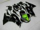 Black Green 09-12 Kawasaki ZX6R Full Motorcycle Fairing Kits