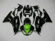 Black Green 09-12 Kawasaki ZX6R Full Motorcycle Fairing Kits