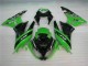 Black Green 09-12 Kawasaki ZX6R Motorcycle Fairing Kits
