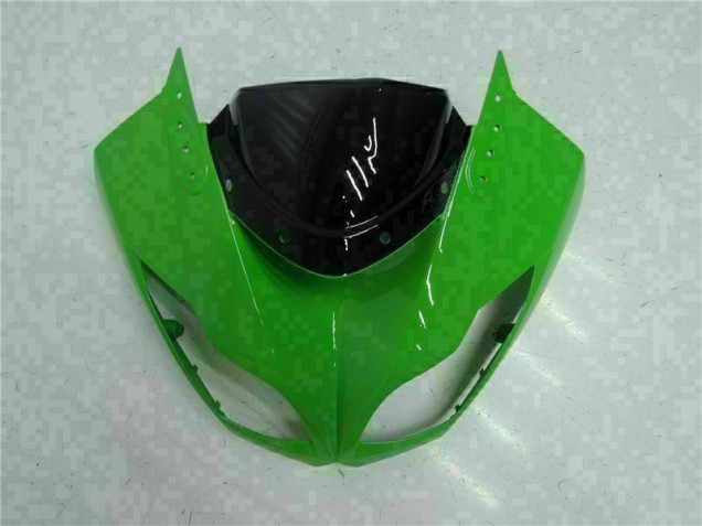Black Green 09-12 Kawasaki ZX6R Motorcycle Fairings Black Green 09-12 Kawasaki ZX6R Motorcycle Fairings