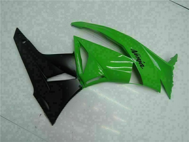 Black Green 09-12 Kawasaki ZX6R Motorcycle Fairings Black Green 09-12 Kawasaki ZX6R Motorcycle Fairings