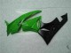 Black Green 09-12 Kawasaki ZX6R Motorcycle Fairings Black Green 09-12 Kawasaki ZX6R Motorcycle Fairings