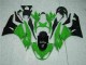 Black Green 09-12 Kawasaki ZX6R Motorcycle Fairings Black Green 09-12 Kawasaki ZX6R Motorcycle Fairings
