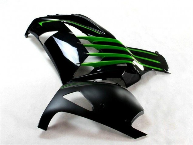 Black Green 12-21 Kawasaki ZX14R ZZR1400 Motorcycle Fairings Black Green 12-21 Kawasaki ZX14R ZZR1400 Motorcycle Fairings