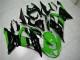 Black Green 13-18 Kawasaki ZX6R Motorcycle Fairings