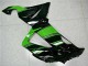 Black Green 13-18 Kawasaki ZX6R Motorcycle Fairings