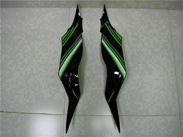 Black Green 13-18 Kawasaki ZX6R Motorcycle Fairings