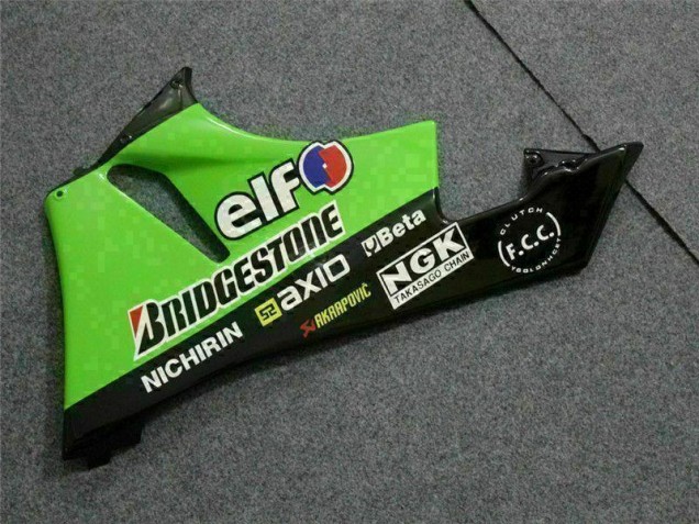 Black Green 3M Touch4 09-12 Kawasaki ZX6R Motorcycle Fairings Black Green 3M Touch4 09-12 Kawasaki ZX6R Motorcycle Fairings