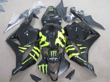 Black Green Monster 09-12 Honda CBR600RR Motorcycle Fairings