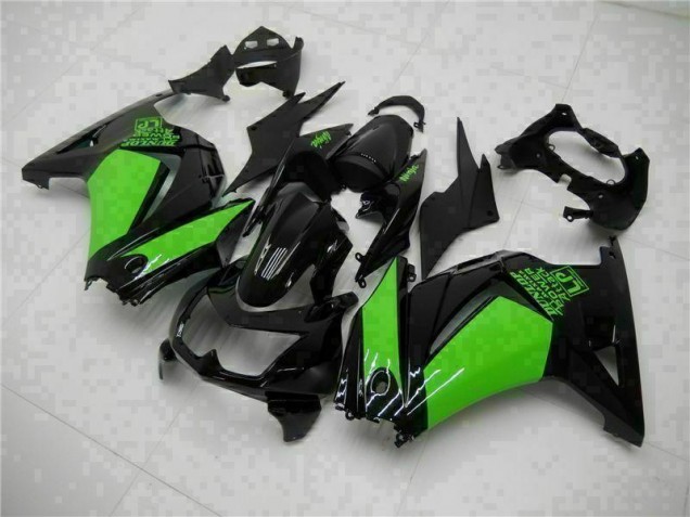 Black Green Ninja 08-12 Kawasaki EX250 Motorcycle Fairings Black Green Ninja 08-12 Kawasaki EX250 Motorcycle Fairings