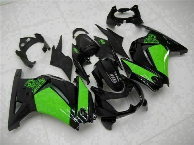 Black Green Ninja 08-12 Kawasaki EX250 Motorcycle Fairings Black Green Ninja 08-12 Kawasaki EX250 Motorcycle Fairings