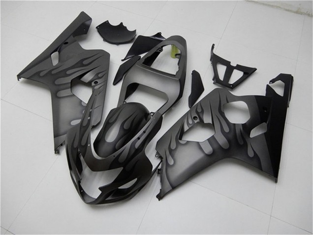 Black Grey 04-05 Suzuki GSXR 600/750 Motorcycle Fairings