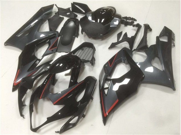 Black Grey 05-06 Suzuki GSXR 1000 Motorcycle Fairings
