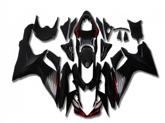 Black Grey 11-21 Suzuki GSXR 600/750 Motorcycle Fairings Black Grey 11-21 Suzuki GSXR 600/750 Motorcycle Fairings