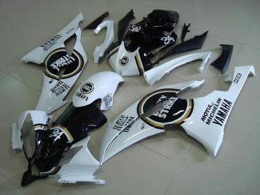 Black Lucky Strike 08-16 Yamaha YZF R6 Motorcycle Fairings