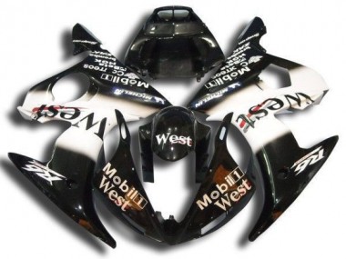 Black Mobil West 03-05 Yamaha YZF R6 Motorcycle Fairings