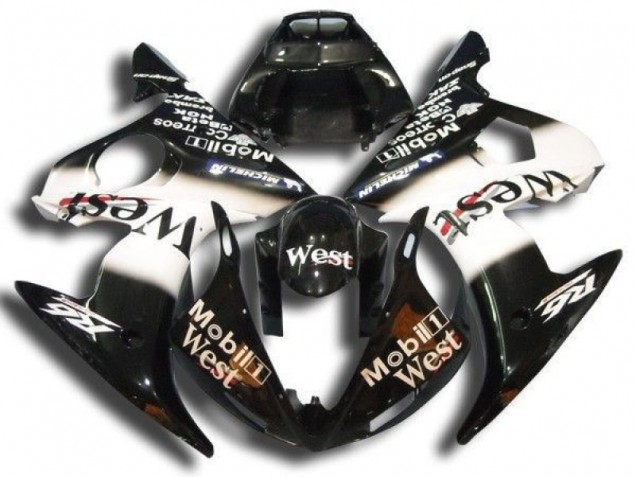 Black Mobil West 03-05 Yamaha YZF R6 Motorcycle Fairings Black Mobil West 03-05 Yamaha YZF R6 Motorcycle Fairings