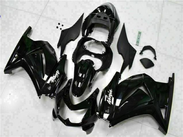 Black Ninja 08-12 Kawasaki EX250 Motorcycle Fairings Black Ninja 08-12 Kawasaki EX250 Motorcycle Fairings