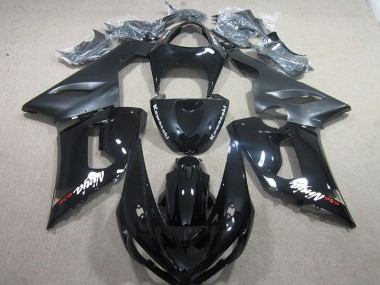 Black Ninja 636 05-06 Kawasaki ZX6R Motorcycle Fairings