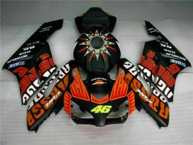 Black Orange 04-05 Honda CBR1000RR Motorcycle Fairings