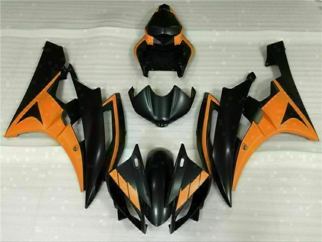 Black Orange 06-07 Yamaha YZF R6 Motorcycle Fairings Black Orange 06-07 Yamaha YZF R6 Motorcycle Fairings