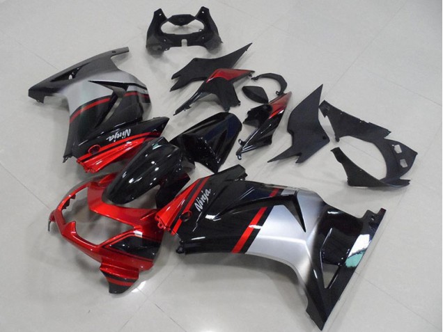 Black Orange 08-12 Kawasaki ZX250R Motorcycle Fairings Black Orange 08-12 Kawasaki ZX250R Motorcycle Fairings