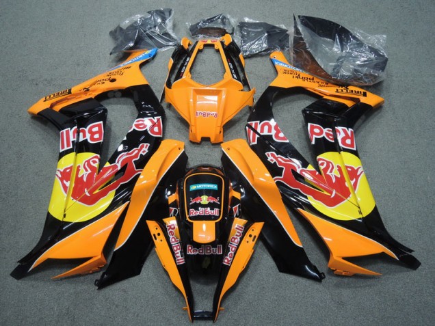 Black Orange Red Bull 11-15 Kawasaki ZX10R Motorcycle Fairings Black Orange Red Bull 11-15 Kawasaki ZX10R Motorcycle Fairings