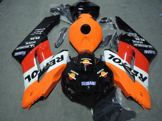 Black Orange Repsol 04-05 Honda CBR1000RR Motorcycle Fairing Black Orange Repsol 04-05 Honda CBR1000RR Motorcycle Fairing