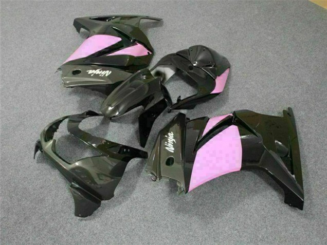 Black Pink Ninja 08-12 Kawasaki EX250 Motorcycle Fairings Black Pink Ninja 08-12 Kawasaki EX250 Motorcycle Fairings