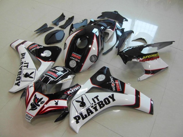 Black Playboy 08-11 Honda CBR1000RR Motorcycle Fairings