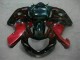 Black Red 01-03 Suzuki GSXR 600/750 Motorcycle Fairings