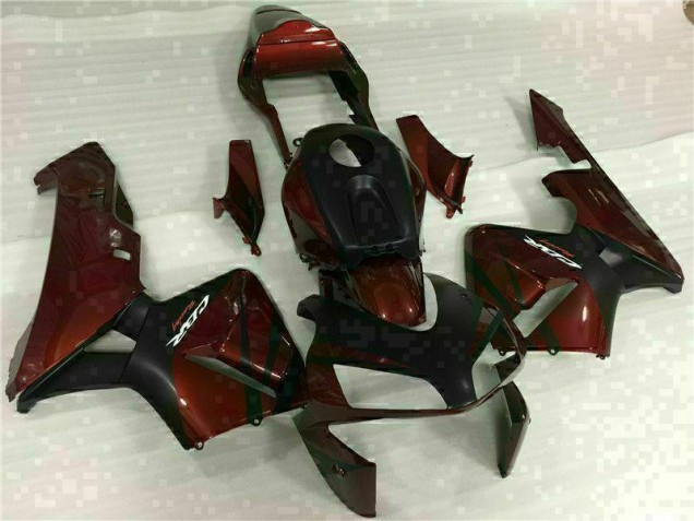Black Red 03-04 Honda CBR600RR Motorcycle Fairings Black Red 03-04 Honda CBR600RR Motorcycle Fairings