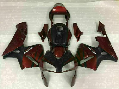 Black Red 03-04 Honda CBR600RR Motorcycle Fairings