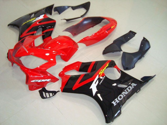 Black Red 04-07 Honda CBR600 F4i Motorcycle Fairings Black Red 04-07 Honda CBR600 F4i Motorcycle Fairings