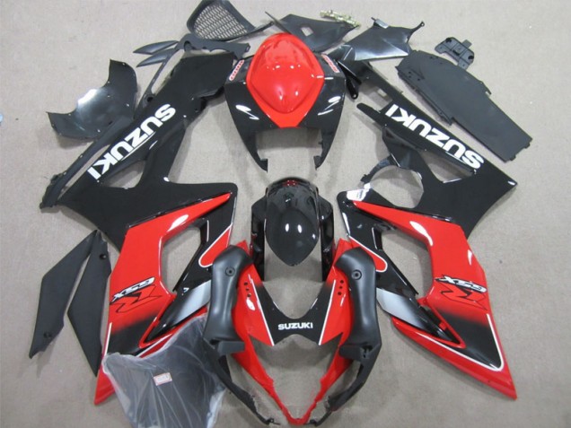 Black Red 05-06 Suzuki GSXR 1000 Motorcycle Fairings