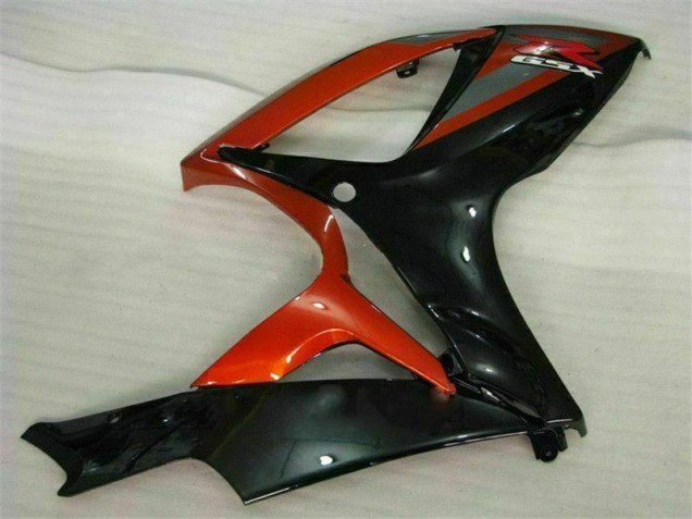Black Red 06-07 Suzuki GSXR 600/750 Motorcycle Fairing