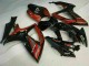 Black Red 06-07 Suzuki GSXR 600/750 Motorcycle Fairing