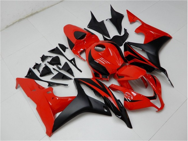 Black Red 07-08 Honda CBR600RR Motorcycle Bodywork Black Red 07-08 Honda CBR600RR Motorcycle Bodywork