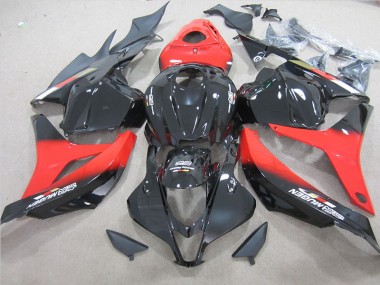 Black Red 09-12 Honda CBR600RR Motorcycle Fairings