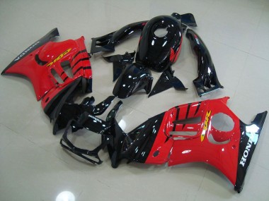 Black Red 95-98 Honda CBR600 F3 Motorcycle Fairings