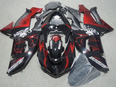 Black Red Corona Extra 06-07 Kawasaki ZX10R Motorcycle Fairings