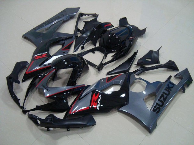 Black Red Decals 05-06 Suzuki GSXR 1000 Motorcycle Fairings