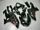 Black Red Flame 06-07 Kawasaki ZX10R Motorcycle Fairing Black Red Flame 06-07 Kawasaki ZX10R Motorcycle Fairing